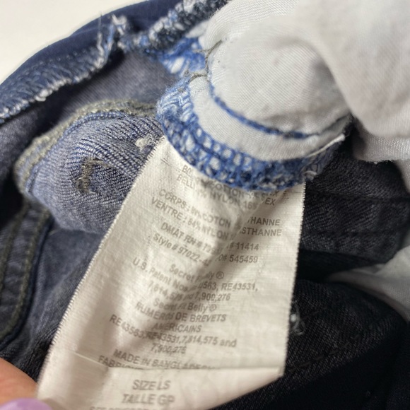 Indigo Blue Straight Leg Maternity Jeans - Picture 3 of 5